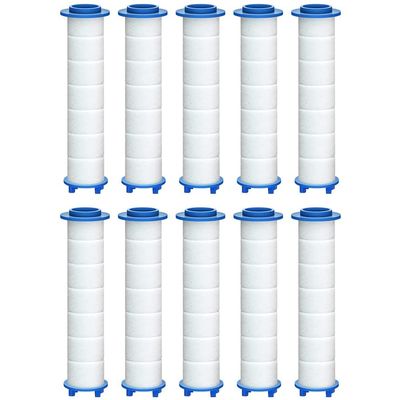 Duendhd 10-Piece Shower Filter for Hard Water – High-Performance Filter for Chlorine and Fluoride Removal