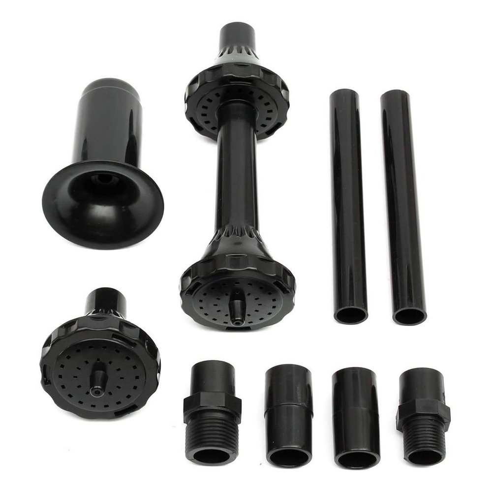 9-Piece Nozzle Set for Small Water Fountains, Swimming Pools, and Pond Pumps