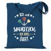 wowshirt Drawstring Bag “I’m Sporty, I Play Darts” – Teal view 1