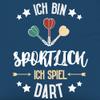 wowshirt Drawstring Bag “I’m Sporty, I Play Darts” – Teal view 2
