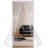 Risareyi Magnetic Thermal Door Curtain, Transparent EVA, 95 x 240 cm, White view 1