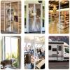 Risareyi Magnetic Thermal Door Curtain, Transparent EVA, 95 x 240 cm, White view 4