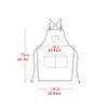 Denim Kitchen Apron with Pockets and Adjustable Straps view 2
