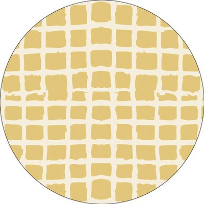 Bonateks Round Digitally Printed Mouse Pad, Non-Slip Base, for Office and Home, 22 cm Diameter