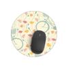 Bonateks Round Digital-Print Mouse Pad, Non-Slip Base, 22 cm Diameter view 2