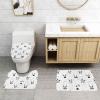 ASEELO Panda Bamboo Bathroom Rug Set, Non-Slip, Quick-Drying, for Bathtub, Shower and Bathroom view 2