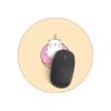 Bonateks Round Printed Mouse Pad, Non-Slip Base, for Office and Home, Diameter: 22 cm view 2