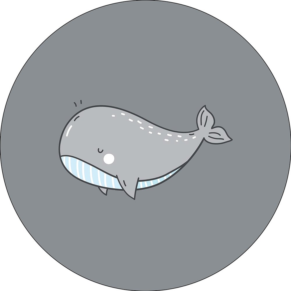 Bonateks Round Printed Mouse Pad, 22 cm Diameter