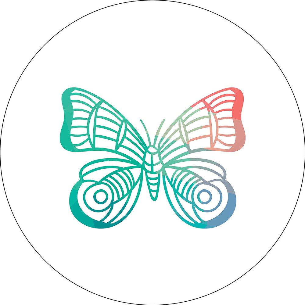 Bonateks Round Digitally Printed Mouse Pad, Non-Slip Base, for Office and Home, 22 cm Diameter