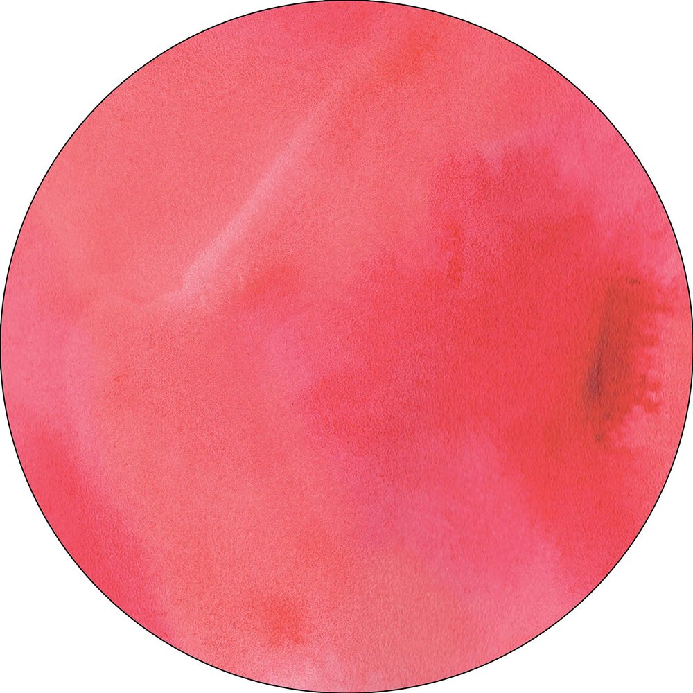 Bonateks Round Printed Mouse Pad, Non-Slip Base, 22 cm Diameter