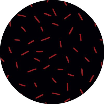 Bonateks Round Printed Mouse Pad, 22 cm