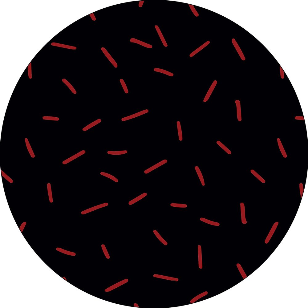 Bonateks Round Printed Mouse Pad, 22 cm