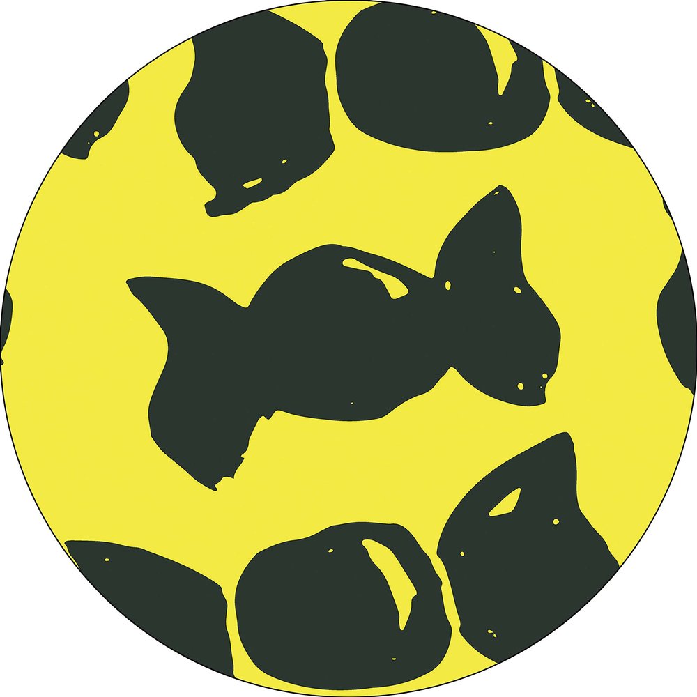Bonateks Round Printed Mouse Pad, Non-Slip, 22 cm Diameter