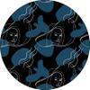 Bonateks Round Digitally Printed Mouse Pad, Non-Slip Base, for Office and Home, Diameter: 22 cm view 1