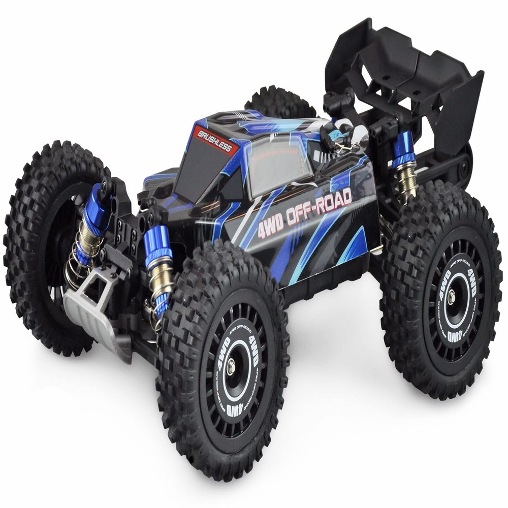 Amewi 22626 Hyper GO Brushless 3S Buggy, 62 km/h, 4WD, 1:16 RTR, Blue