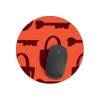 Bonateks Round Digitally Printed Mouse Pad, Non-Slip Base, for Office and Home, Diameter: 22 cm view 2