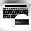 Jagowa Replacement Keyboard Stickers, English UK Layout, Black with White Letters view 3