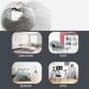 Durable Comfortable Bean Bag Chair Cover, 5/6/7 ft, Giant Washable Faux-Fur Sofa Cover, No Filler view 3