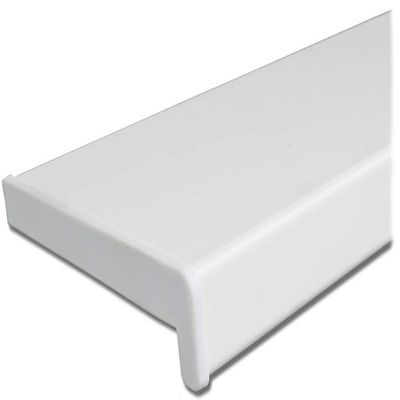 Juramondo Masterline LD40 Premium White Matte WPC Interior Window Sill with End Cap, T: 400 mm / L: 1700 mm