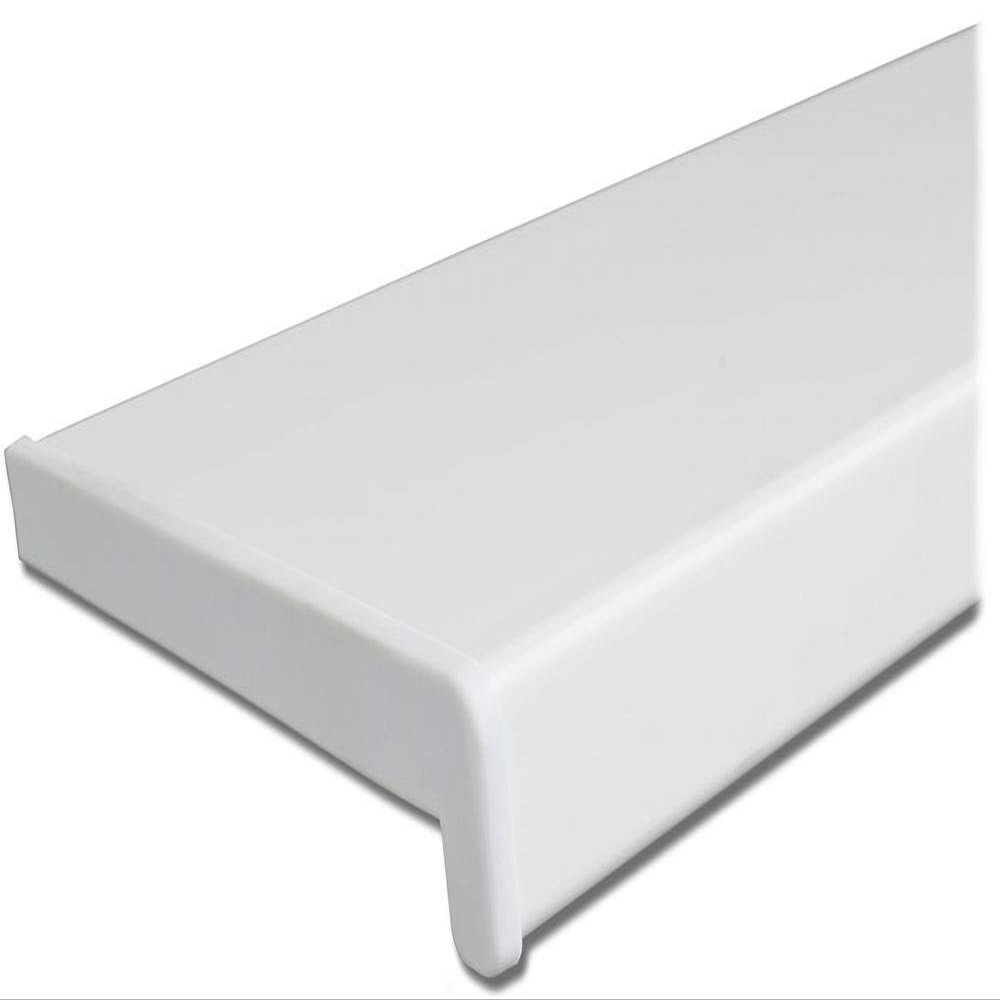 Juramondo Masterline LD40 Premium White Matte WPC Interior Window Sill with End Cap, T: 400 mm / L: 1700 mm