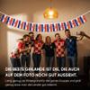 Sonia Originelli Czech Flag Garland, approx. 4.5 m – Decoration for World Cup, European Championship & Public Viewing view 4