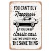 HomDeo Classic Cars Garage Metal Tin Sign, Man Cave Wall Decor, 8 x 12 in view 1