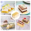 MengH-SHOP Gold Rectangular Cake Boards, 100-Pack view 2