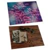 6-Piece Leaf Floral Print Placemats, Heat-Resistant, Washable, Non-Slip, 42 x 32 cm, 3# One Size (8# One Size) view 1