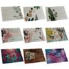 6-Piece Leaf Floral Print Placemats, Heat-Resistant, Washable, Non-Slip, 42 x 32 cm, 3# One Size (8# One Size) view 4