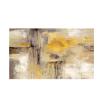 GSHRED Gold-Tone Abstract Canvas Painting, Scandinavian Wall Art, Unframed, 60 x 80 cm view 1