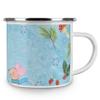 Mr. & Mrs. Panda Camping Enamel Mug – Bear and Mouse Sledding view 3