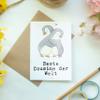 Mr. & Mrs. Panda Baby Card “Best Cousin in the World” – Penguin view 2