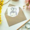 Mr. & Mrs. Panda Baby Card “Best Cousin in the World” – Penguin view 3