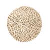 Woven Corn Bran Placemat, Heat-Insulating Non-Slip Dining Table Mat, 30 × 45 cm view 1