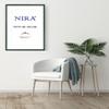 NiRa Solid Wood Picture Frame, Slim, 21 x 27 cm, High-Gloss Dark Green | Selectable Color and Size | HD122 view 3