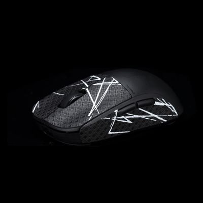 DucKey Anti-Slip Mouse Grip Tape, Sweat-Resistant Sticker for Pulsar X2/X2 Mini Wireless Gaming Mouse, Upgrade Kit (Color: 4, Size: X2)