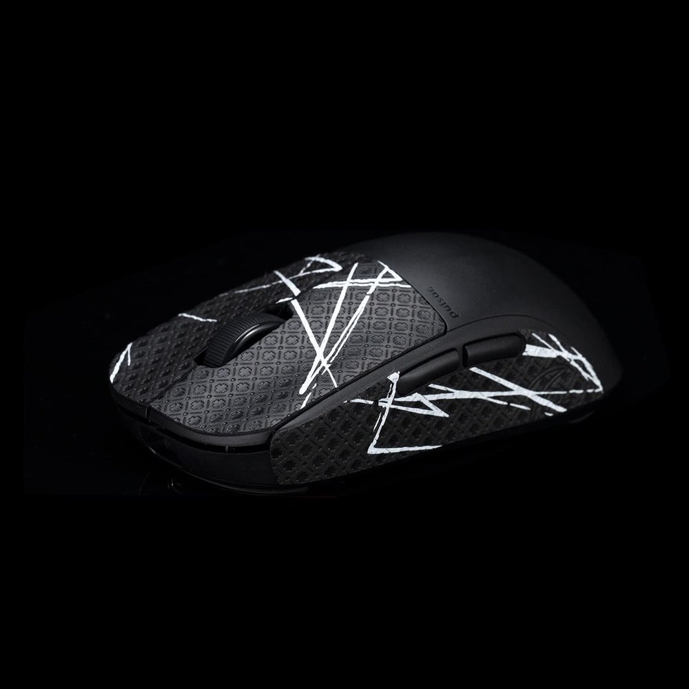 DucKey Anti-Slip Mouse Grip Tape, Sweat-Resistant Sticker for Pulsar X2/X2 Mini Wireless Gaming Mouse, Upgrade Kit (Color: 4, Size: X2)