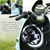 Portable Mini Helmet Lock, All-Metal Anti-Theft Lock with 2 Keys for 22–24 mm Handlebars view 2