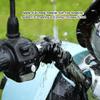 Portable Mini Helmet Lock, All-Metal Anti-Theft Lock with 2 Keys for 22–24 mm Handlebars view 3