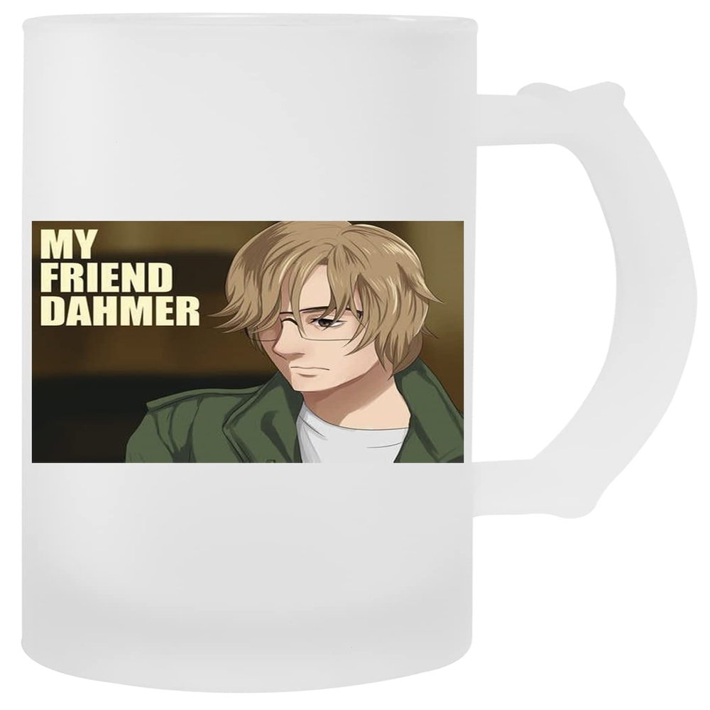 Hopestly My Friend Dahmer Manga Transparent Beer Mug for Men and Women