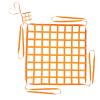 GUODDM Lifting and Moving Net for Heavy Objects, Polyester Cargo Net (1 x 1 m, 10 cm Mesh, 1 t Capacity) view 1