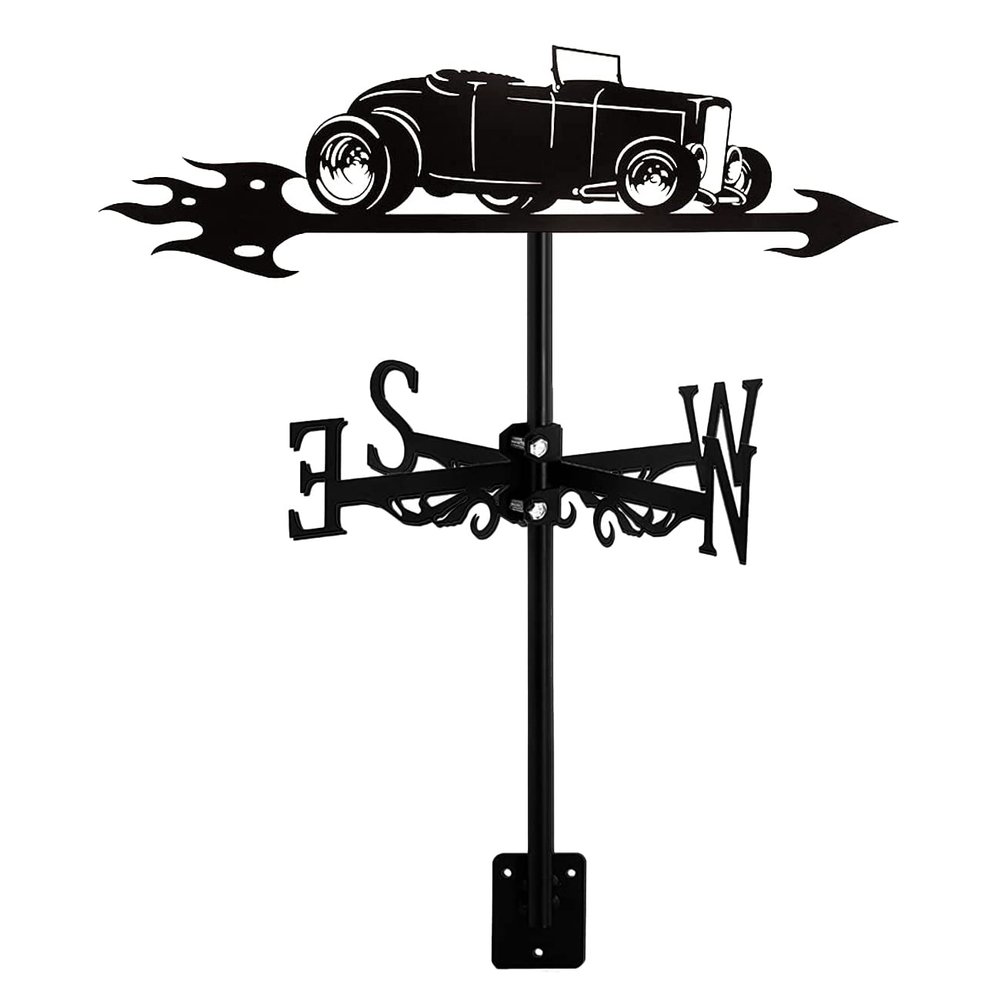 Classic Vintage Weather Vane with Rooster Ornament