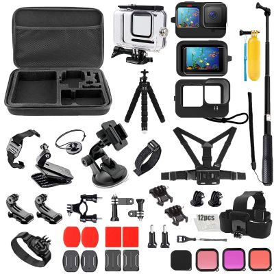 Pikioraz 52-in-1 Action Camera Accessory Kit for GoPro HERO 12/11/10/9