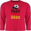 Men's Long-Sleeve Shirt – Germany Soccer World Cup 1954, 1974, 1990, 2014, 2022 – XL, Red view 1