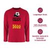 Men's Long-Sleeve Shirt – Germany Soccer World Cup 1954, 1974, 1990, 2014, 2022 – XL, Red view 4