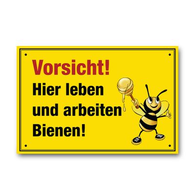 Apoidea Bee Warning Sign – Plastic Beekeeping Supply