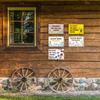 Apoidea Bee Warning Sign – Plastic Beekeeping Supply view 2