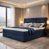 Best For Home Vivre Boxspring Bed 140x200 cm with Storage, H3 Mattress and Topper view 1