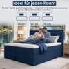 Best For Home Vivre Boxspring Bed 140x200 cm with Storage, H3 Mattress and Topper view 3