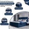 Best For Home Vivre Boxspring Bed 140x200 cm with Storage, H3 Mattress and Topper view 4